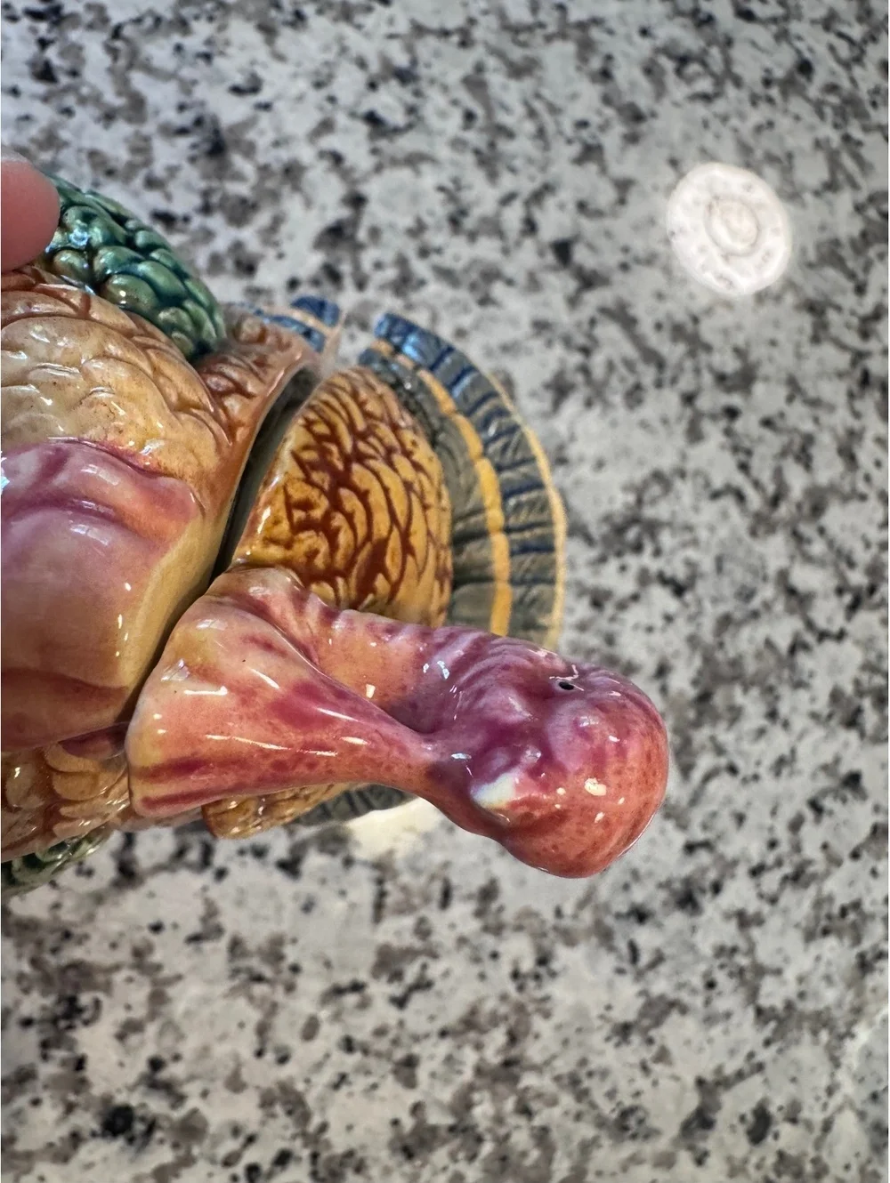 Vintage Japan Ceramic Turkey Covered Candle Lund’s Lites Fall